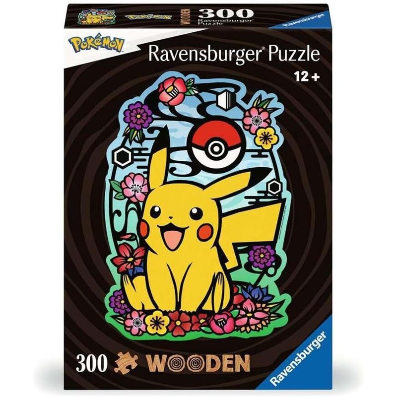 Puzzle madera Pikachu Pokemon 300pzs
