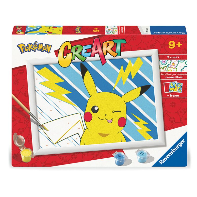 Kit de pintura CreArt Pikachu Pokemon