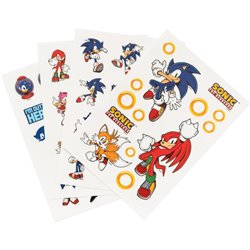 Set pegatinas reutilizables Sonic The Hedgehog