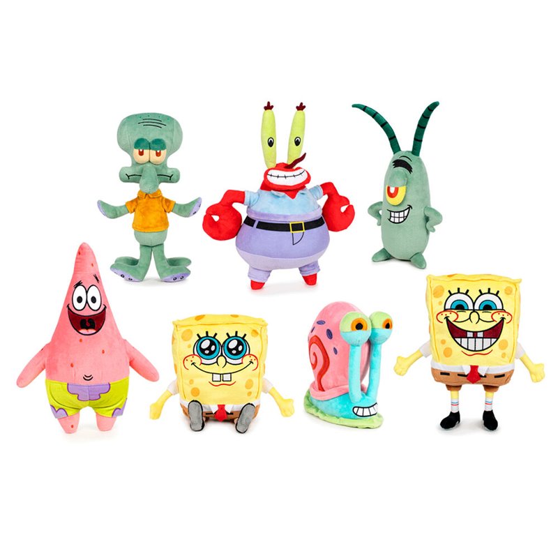 Peluche Bob Esponja 30cm surtido