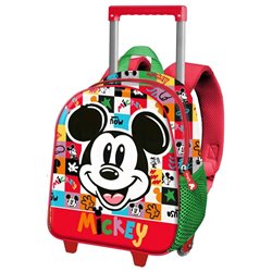 Trolley 3D Mood Mickey Disney 34cm