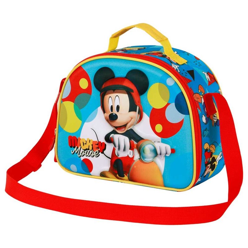 Bolsa portameriendas 3D Scooter Mickey Disney