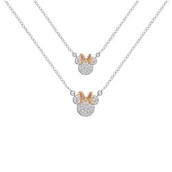 Set 2 Colgantes mama + hija Minnie Disney