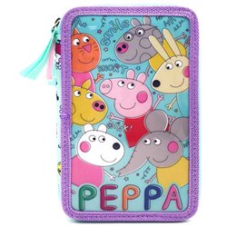 Plumier Peppa Pig triple