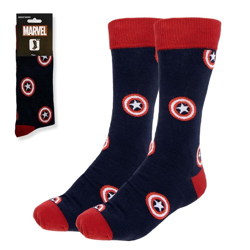 Set calcetines Capitan America Vengadores Avengers Marvel adulto
