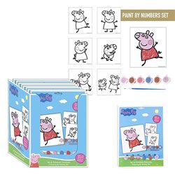 Set papeleria coloreable Peppa Pig