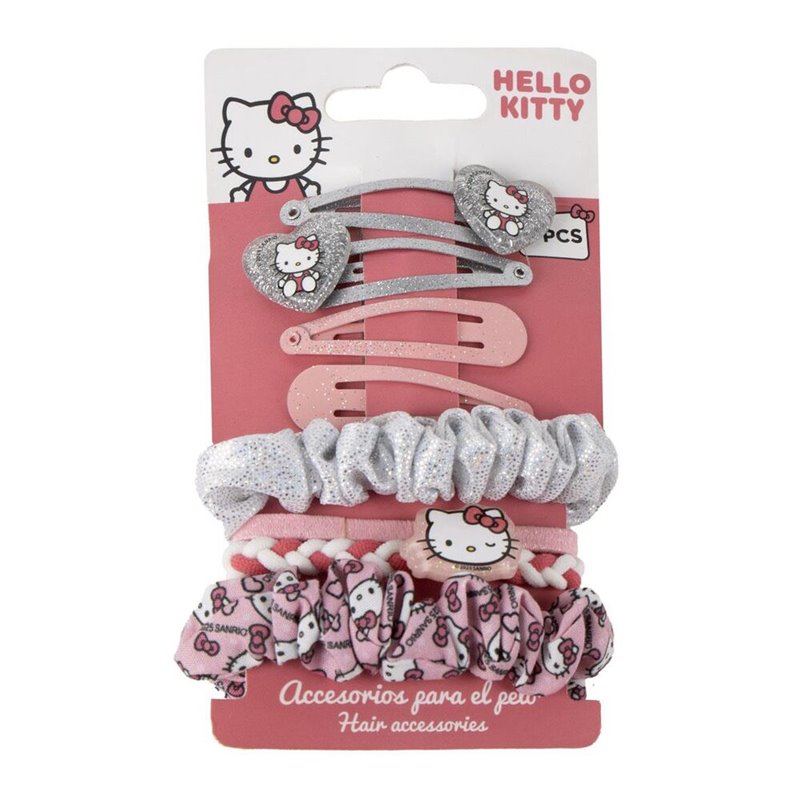 Blister accesorios pelo Hello Kitty