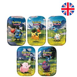 Mini Lata juego cartas Heroes Ascendentes Pokemon ingles surtido