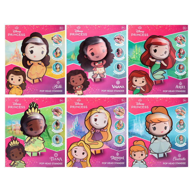 Figura 3D Princesas Disney 20cm surtido