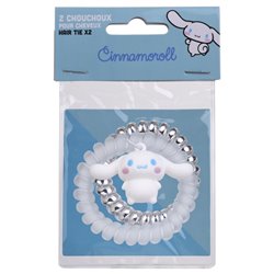 Blister 2 coleteros pelo Cinnamoroll Hello Kitty