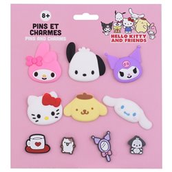 Blister 10 Charms Hello Kitty and Friends