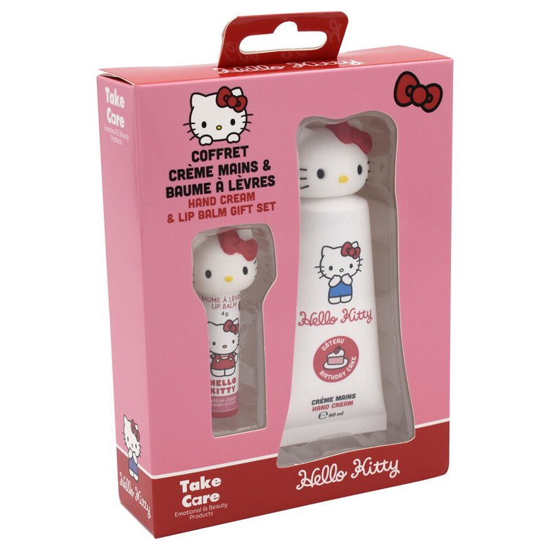Crema manos + balsamo labial Hello Kitty