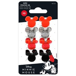 Blister 8 Mini Horquillas Minnie Disney
