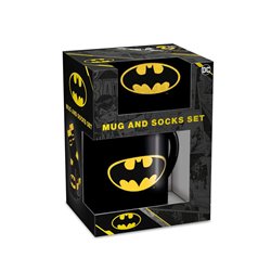 Set Taza y Calcetines Logo Batman DC Comics