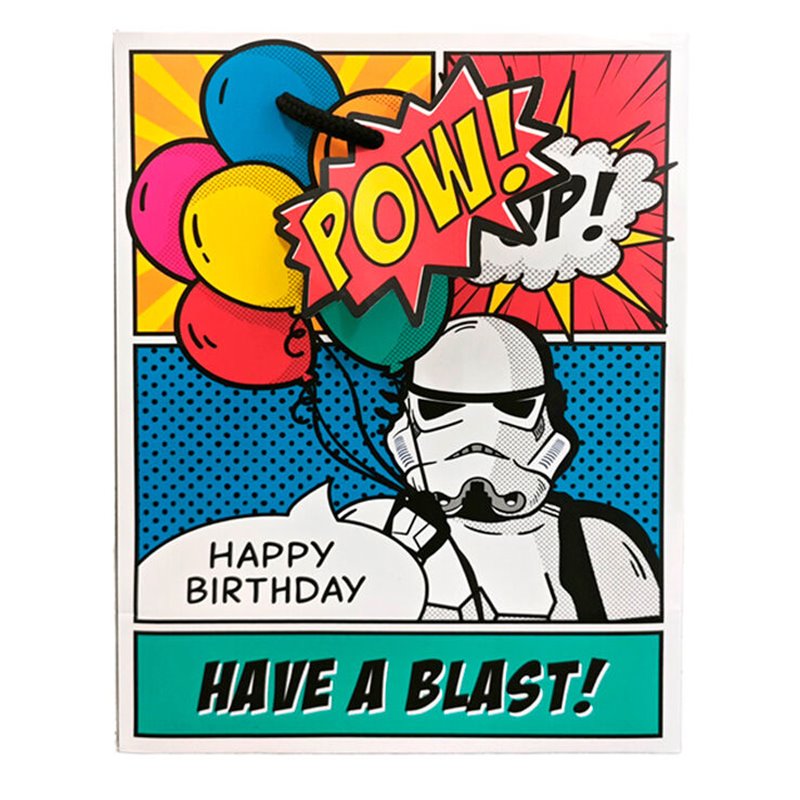 Bolsa regalo The Original Stormtrooper Comic Strip mediana Star Wars surtido