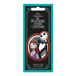 Pegatina de bordado Jack &38 Sally Pesadilla Antes de Navidad Disney