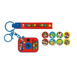 Llavero Proyector + 8 imagenes Super Mario Bros