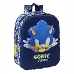 Mochila 3D City Sonic Prime 27cm