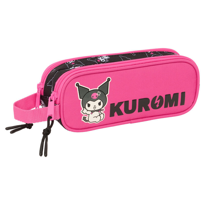 Portatodo Kuromi Hello Kitty doble