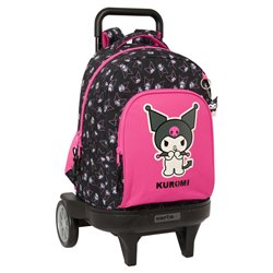 Trolley Compact Evolution Kuromi Hello Kitty 45cm