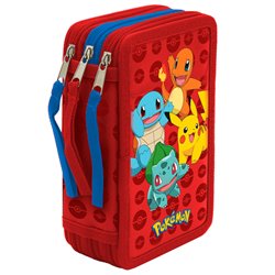 Plumier Pokemon 39pzs triple