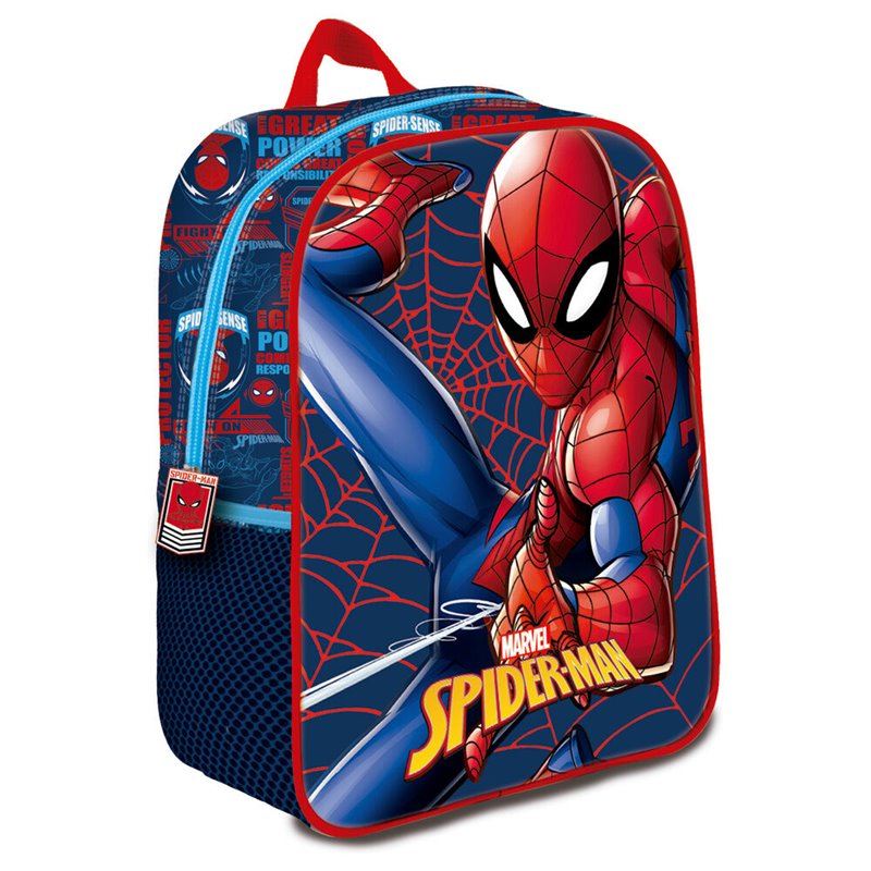 Mochila 3D Web Marvel Spiderman 30cm