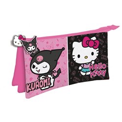 Portatodo Kuromi & Hello Kitty triple