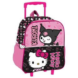 Trolley 3D Kuromi & Hello Kitty 32cm