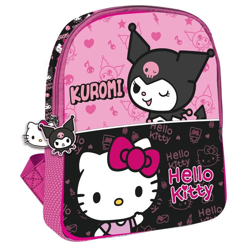 Mochila Kuromi & Hello Kitty 30cm