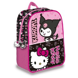 Mochila 3D Kuromi & Hello Kitty 30cm
