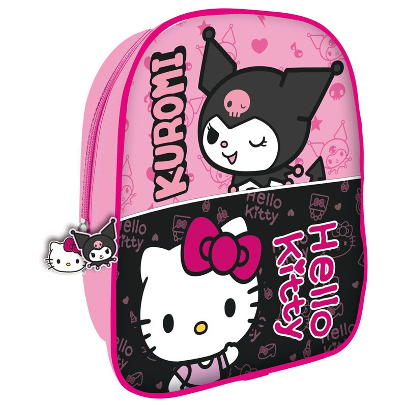 Mochila Kuromi & Hello Kitty 30cm