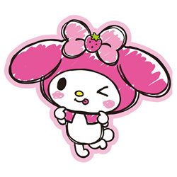 Cojin 3D My Melody Hello Kitty