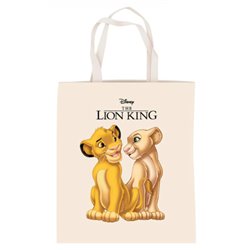 Bolsa shopping Simba y Nala El Rey Leon Disney