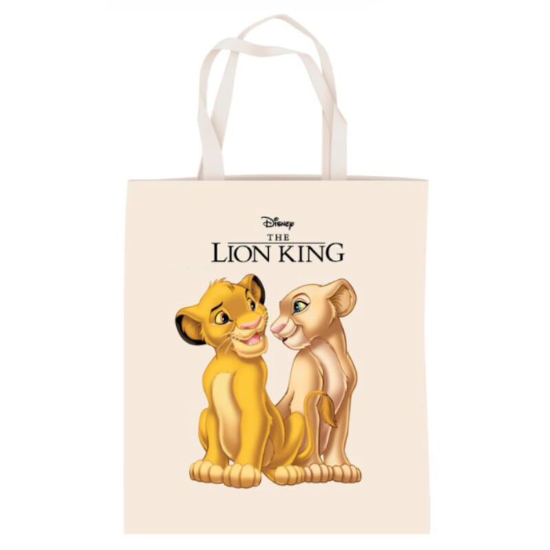 Bolsa shopping Simba y Nala El Rey Leon Disney