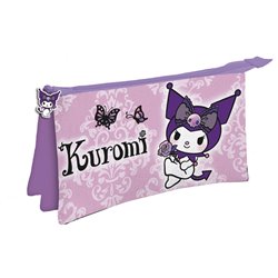 Portatodo Purple Kuromi Hello Kitty triple