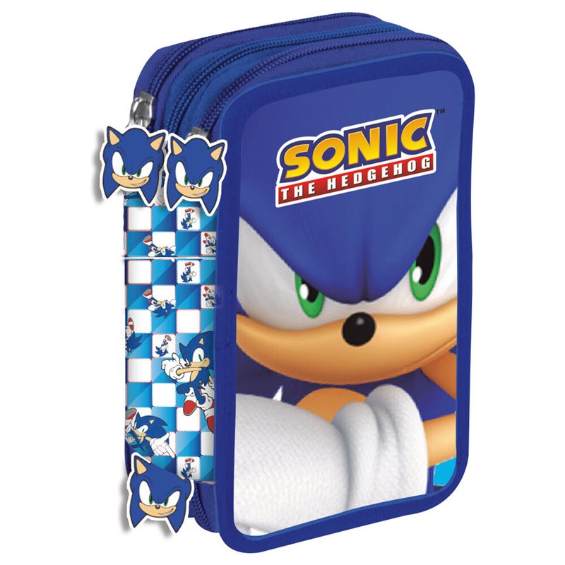Plumier Sonic the Hedgehog triple