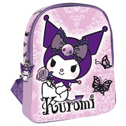 Mochila Purple Kuromi Hello Kitty 30cm