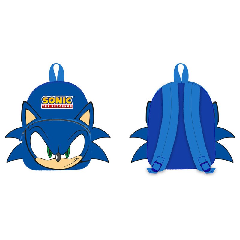 Mochila Peluche Sonic the Hedgehog 30cm