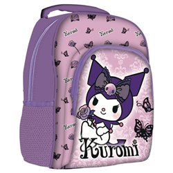 Mochila Purple Kuromi Hello Kitty 40cm