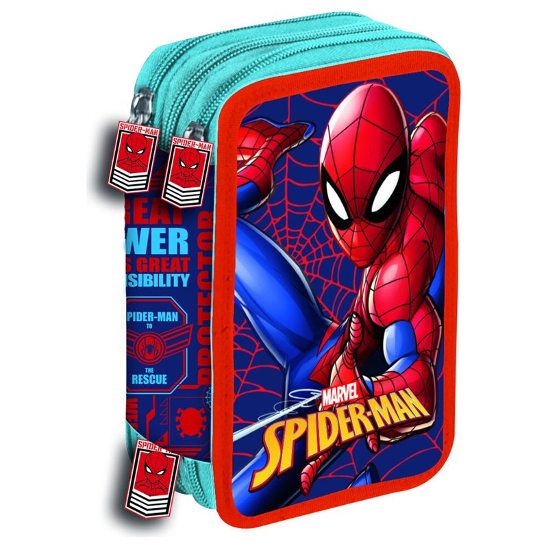 Plumier Web Marvel Spiderman triple