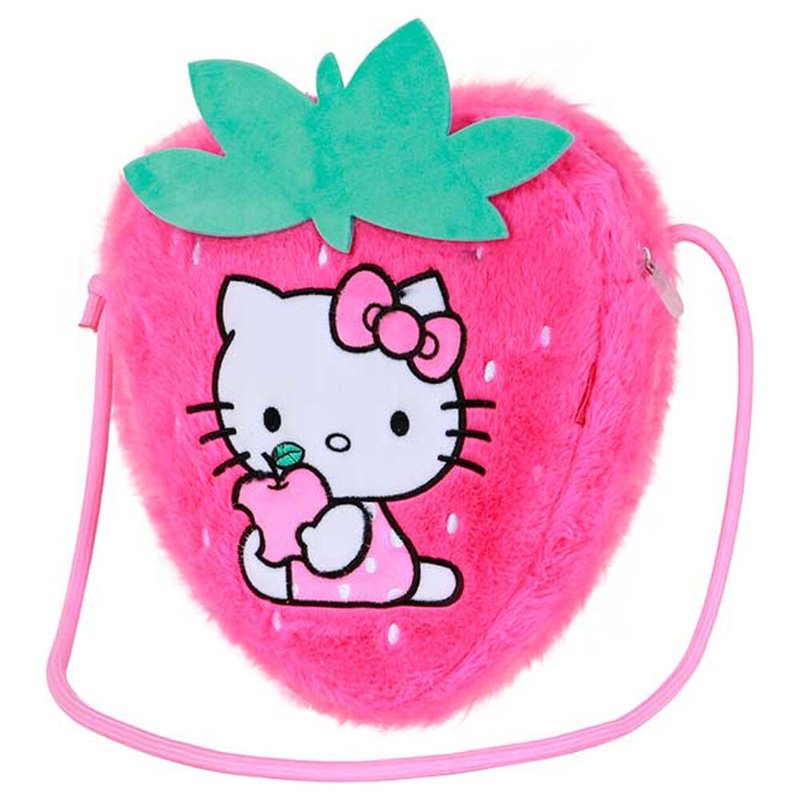 Bolso peluche Fresa Hello Kitty