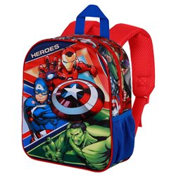 Mochila 3D Battle Los Vengadores Avengers Marvel 30cm