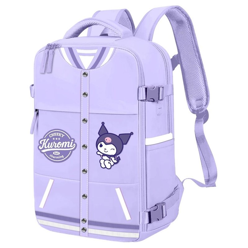 Mochila Varsity Kuromi Hello Kitty and Friends 40cm
