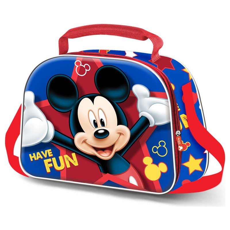 Bolsa portameriendas 3D Stars Mickey Disney