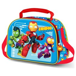 Bolsa portameriendas 3D Tech Iron Man Friends Marvel