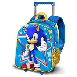 Trolley 3D Star Sonic the Hedgehog 31cm