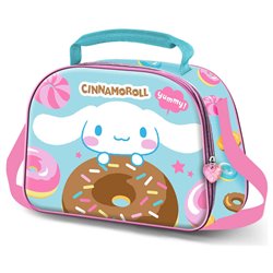 Bolsa portameriendas 3D Yummy Cinnamoroll Hello Kitty