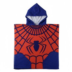 Poncho toalla Spiderman Marvel microfibra