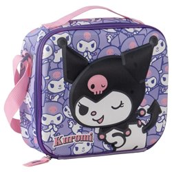 Bolsa portameriendas 3D Kuromi Hello Kitty