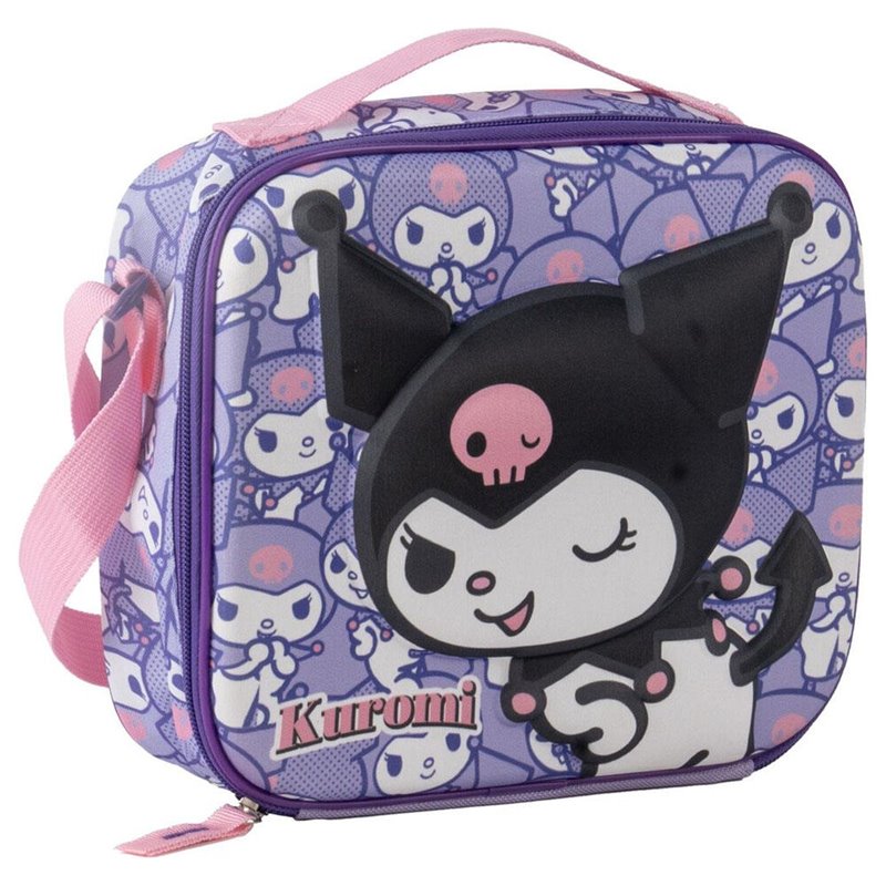 Bolsa portameriendas 3D Kuromi Hello Kitty